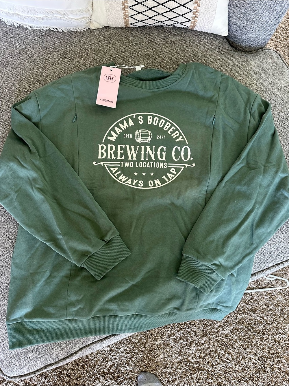 Brewing Co. Green Crewneck Sweatshirt